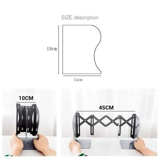 Expandable Metal Adjustable Desktop Book Stand - KawaiWorld
