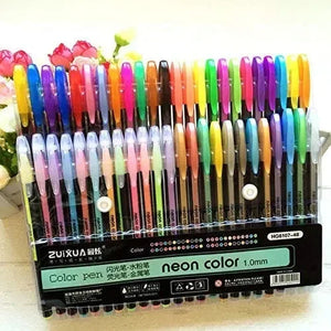 Glimmer & Flow Metallic Glitter Pens (Set of 48)