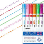 Smooth Glide Linear Highlighter (Set Of 6) - KawaiWorld
