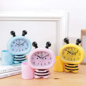 Bee-Spoke Alarm Clock Pen Holder - KawaiWorld
