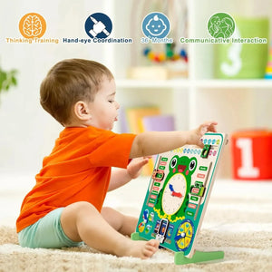 Frog Multifunctional 7-in-1 Calendar Clock - KawaiWorld