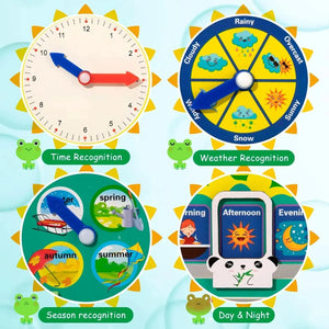 Frog Multifunctional 7-in-1 Calendar Clock - KawaiWorld