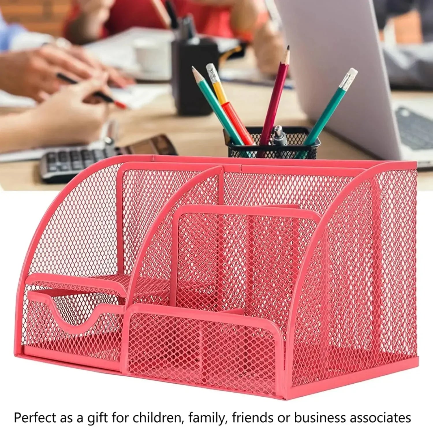 Metal Mesh Multipurpose Desk Organiser - KawaiWorld