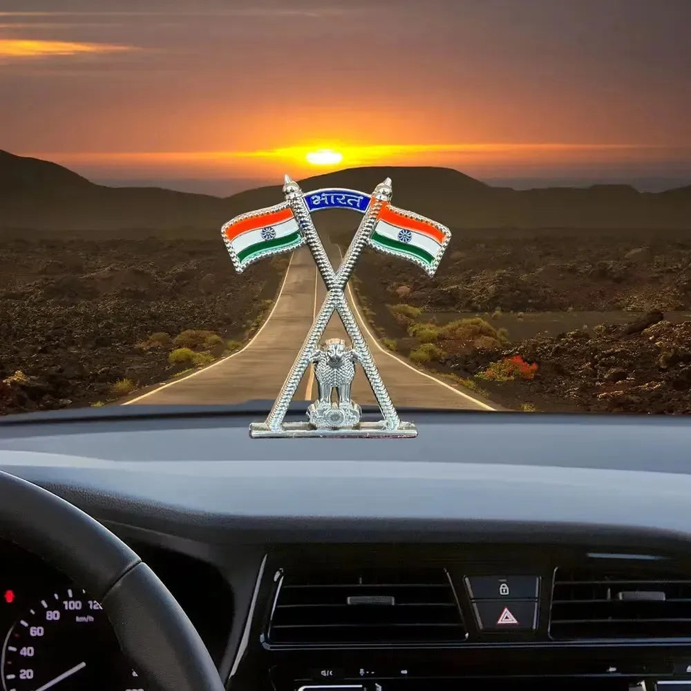 Indian Flag Patriotic Cross Decor Piece - KawaiWorld