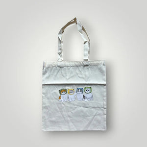 Typography Canvas Minimalist Tote - KawaiWorld