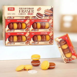 Macaron Take Apart Cookie Erasers (Set of 4) - KawaiWorld
