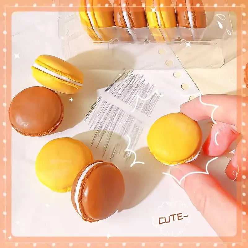 Macaron Take Apart Cookie Erasers (Set of 4) - KawaiWorld