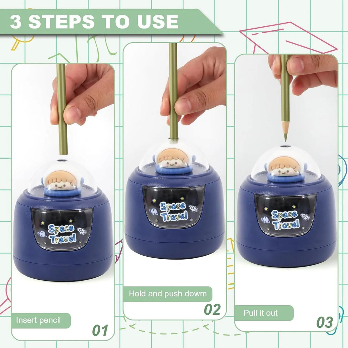 Cosmo Orbit Pencil Sharpener