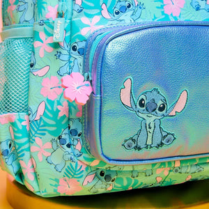 SMGL Stitch Hawaiian Tropical Blue Classic School Backpack
