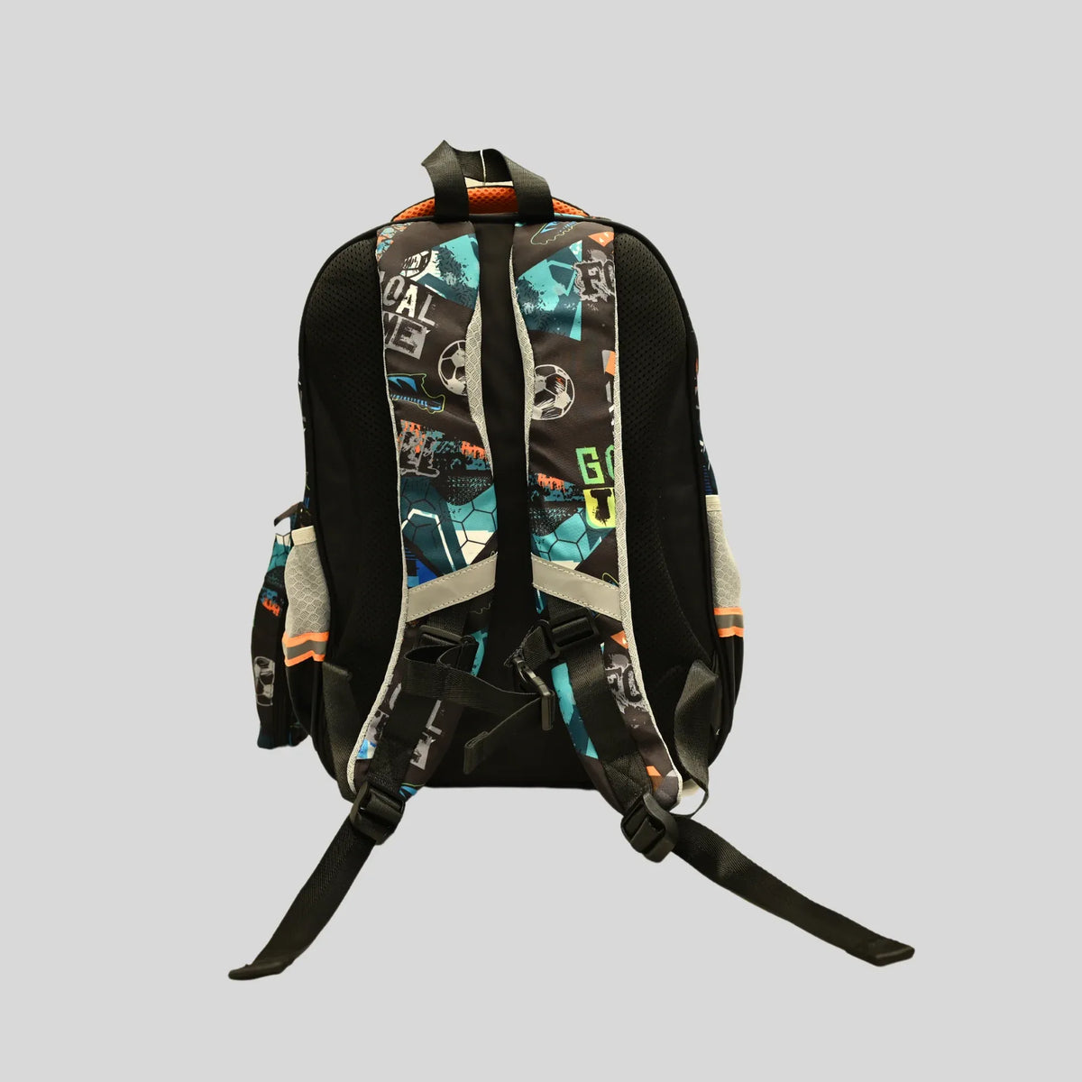 Graffiti Football Multi-Pocket Backpack