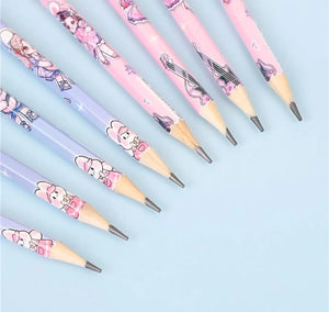Dreamy Girly HB Pencils (Set of 12) - KawaiWorld