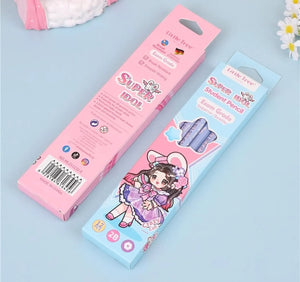 Dreamy Girly HB Pencils (Set of 12) - KawaiWorld