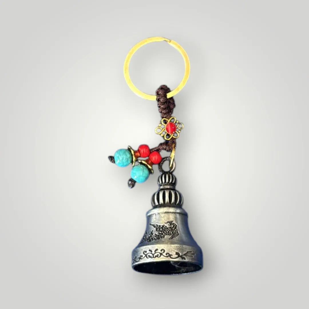 Boho Rider Beaded Chime Bell Keyring - KawaiWorld