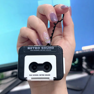 Y2K Nostalgia Mini Tape Recorder Keychain - KawaiWorld