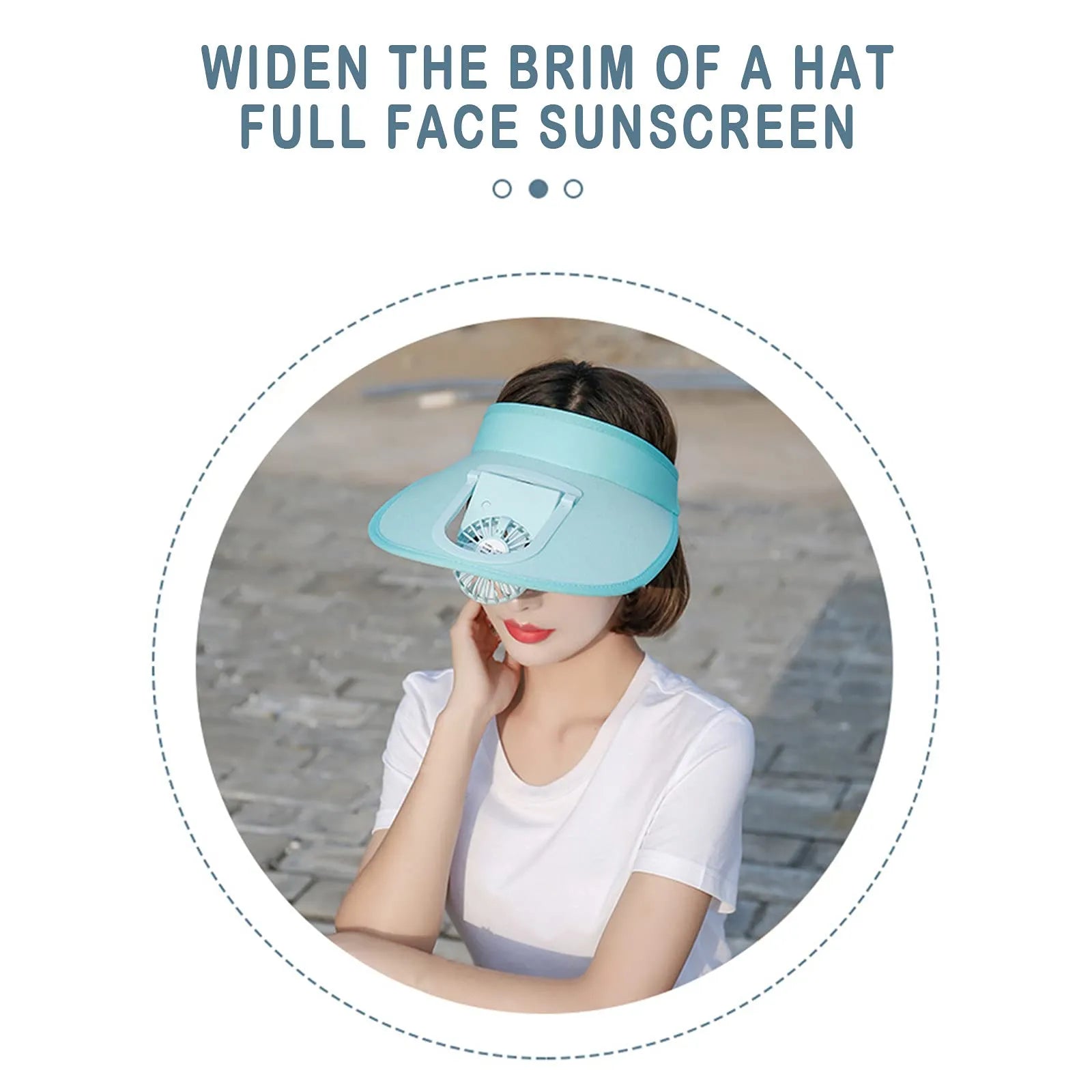 Cool Down Summar Fan Cap - KawaiWorld
