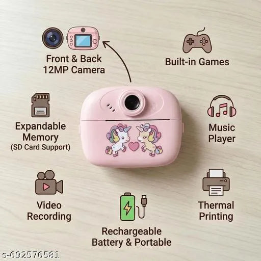 Cute Mini Instant Print Camera - KawaiWorld