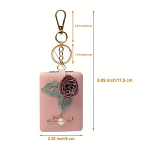 Decorated Folding Mirror Keychain - KawaiWorld