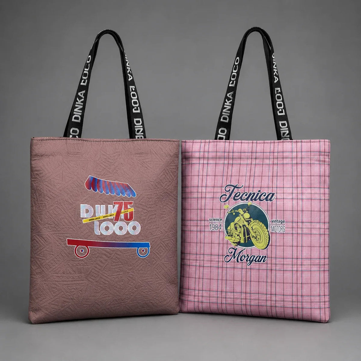 Retro Velocity Carryall Canvas Tote