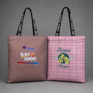 Retro Velocity Carryall Canvas Tote
