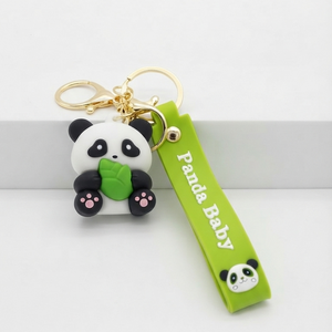 Bamboo Buddy Panda Baby 3D Keychain