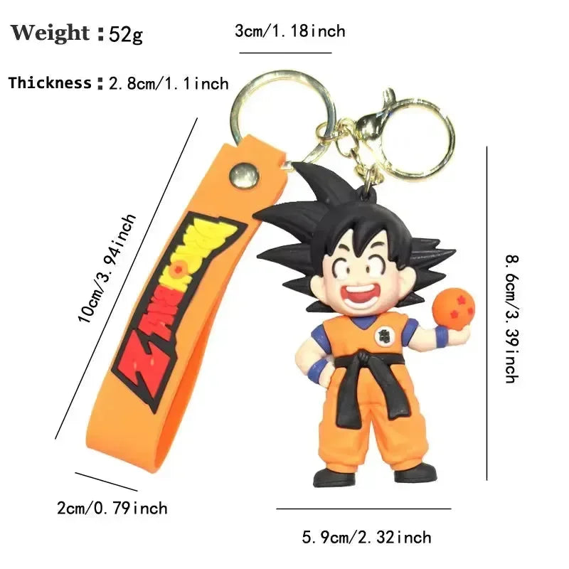 Dragon Ball Z Saiyan Saga 3D Keychain - KawaiWorld