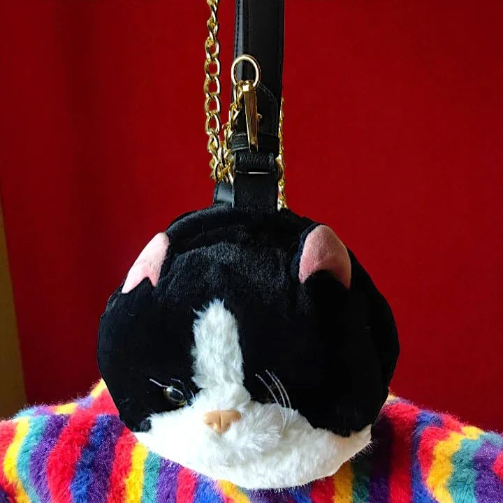 Feline Fatale Cat Plush Handbag - KawaiWorld