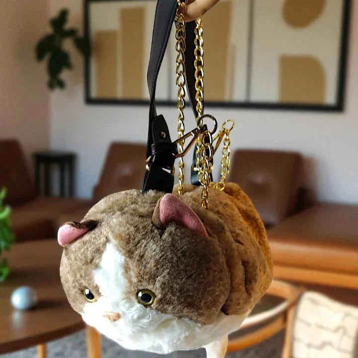 Feline Fatale Cat Plush Handbag - KawaiWorld