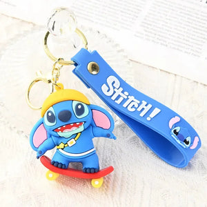 Blue Alien Adventure Keychain - KawaiWorld