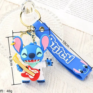 Blue Alien Adventure Keychain - KawaiWorld