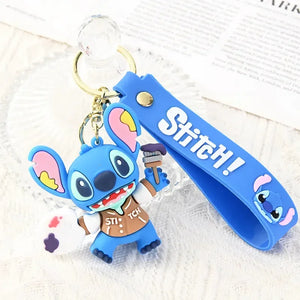 Blue Alien Adventure Keychain - KawaiWorld