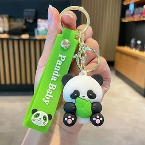 Bamboo Buddy Panda Baby 3D Keychain