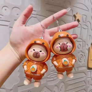 Capy Mood Face-Changing Keychain - KawaiWorld