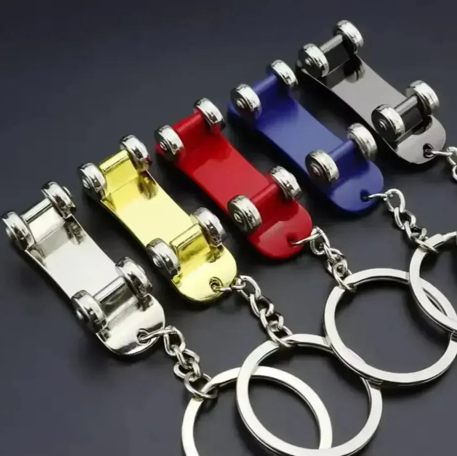 Rolling Radness Revolving Skateboard Keychain - KawaiWorld
