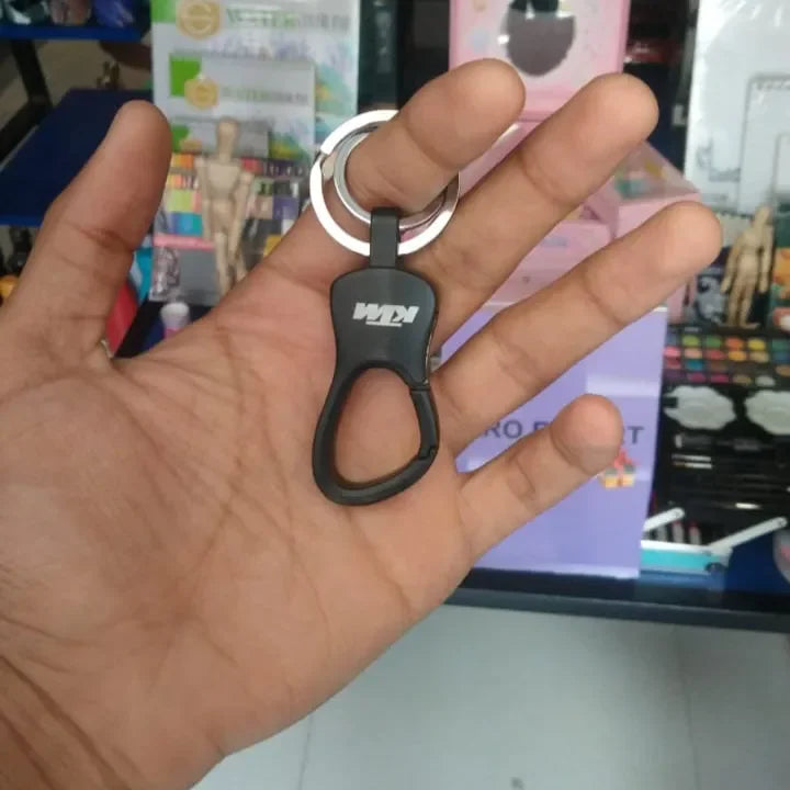 Two-Wheeled Bike Logo Keychain