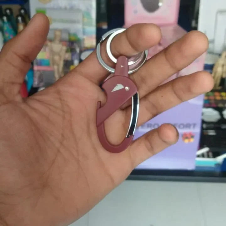 Two-Wheeled Bike Logo Keychain