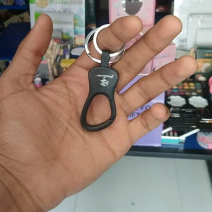 Two-Wheeled Bike Logo Keychain