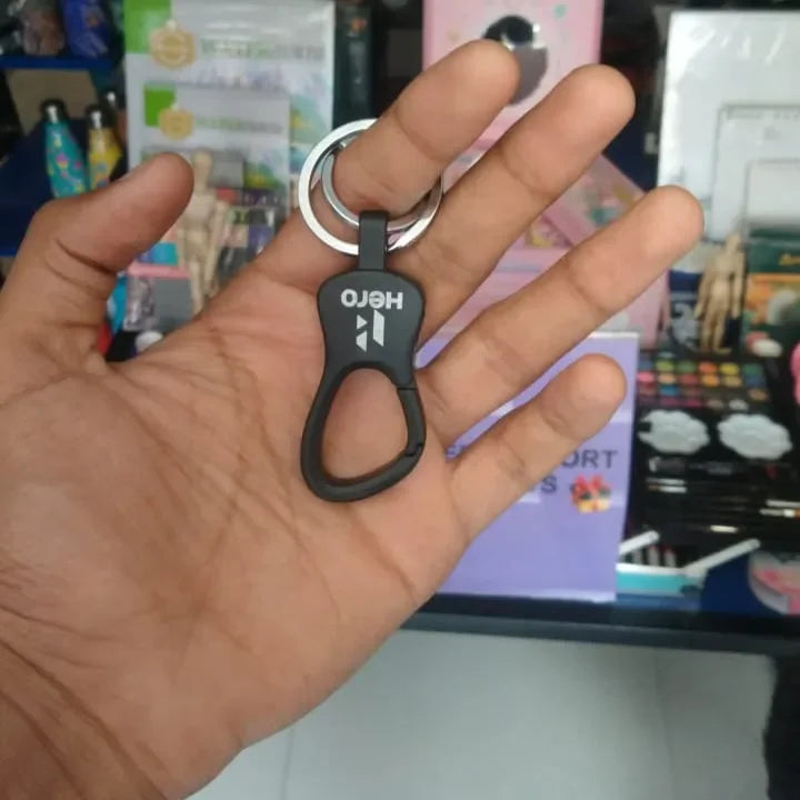 Two-Wheeled Bike Logo Keychain