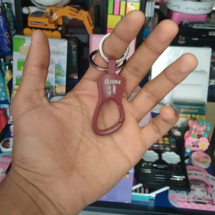 Two-Wheeled Bike Logo Keychain
