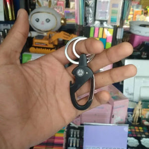 Two-Wheeled Bike Logo Keychain