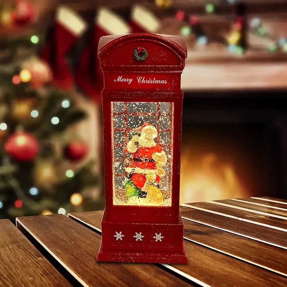 Music and Light Santa Phone Booth - KawaiWorld