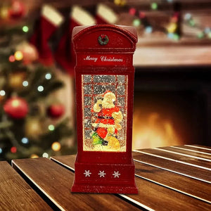 Music and Light Santa Phone Booth - KawaiWorld