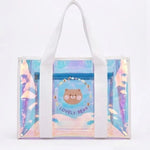 Lovely Bear Holographic Tote Bag