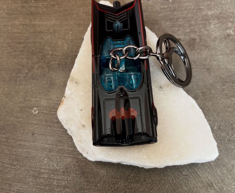 Batman Batmobile Die-Cast Metal Car Keychain