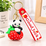 Sweet Treat Panda: Fruit Series 3D Keychain