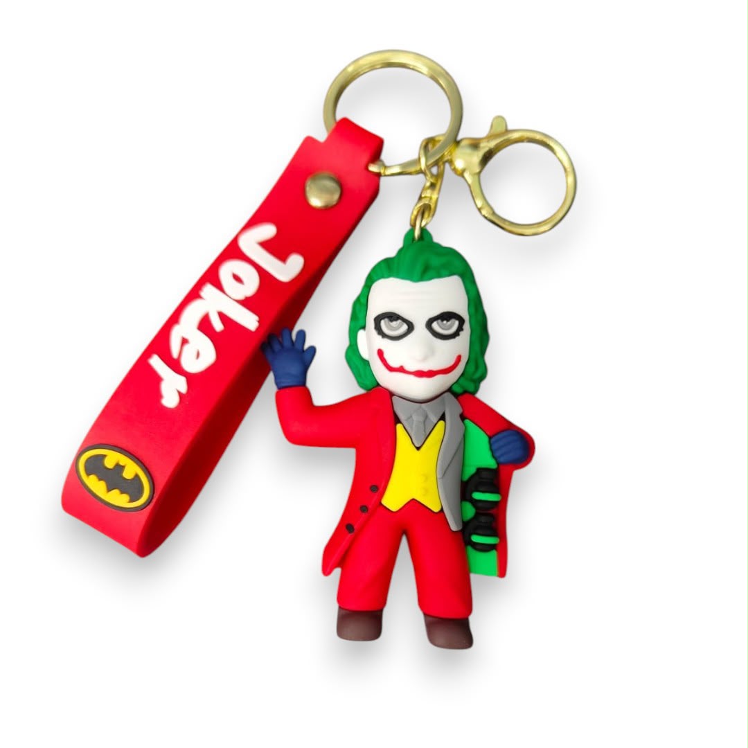 Classic Joker Villain 3D Key Chain