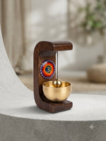 ZenHarmony Om Solid Wood & Brass Magnetic Doorbell