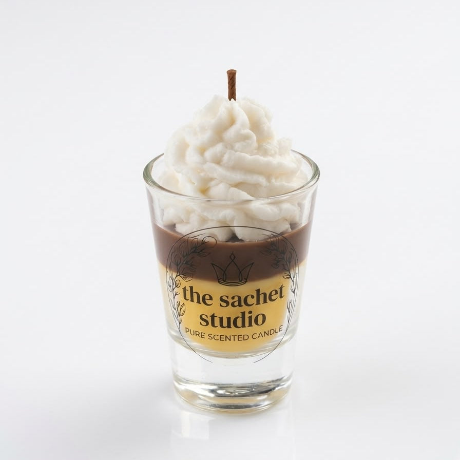Vanilla Fragrance Sundae Glass Candle