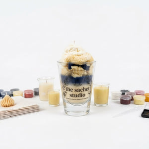 Vanilla Fragrance Sundae Glass Candle