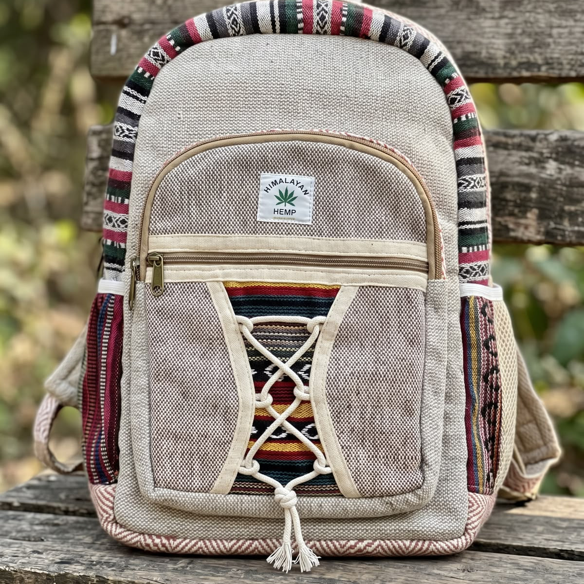 Himalayan Eco-Friendly Hemp & Cotton Unisex Backpack
