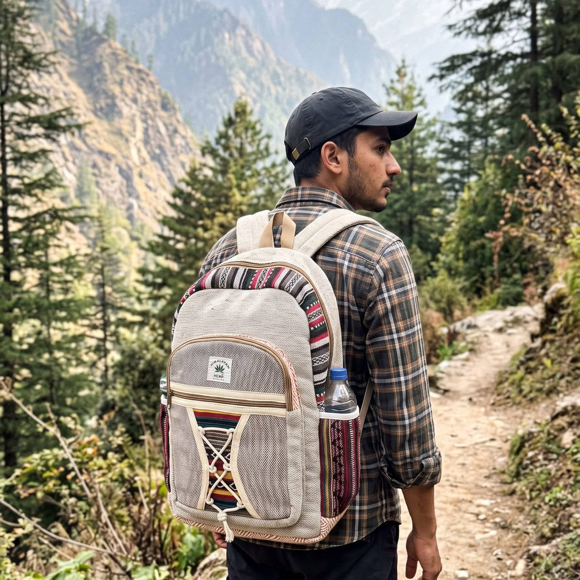 Himalayan Eco-Friendly Hemp & Cotton Unisex Backpack